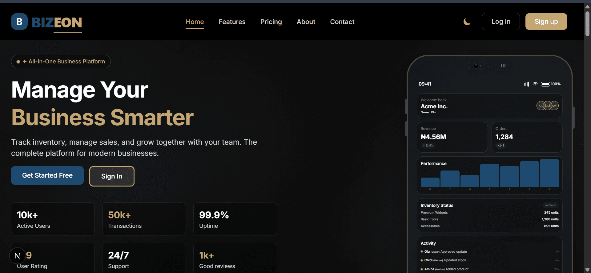 Bizéon Business Suite